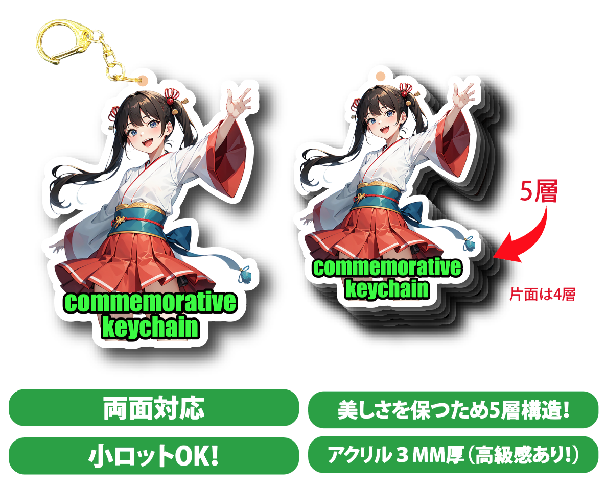 アクリルキーホルダー